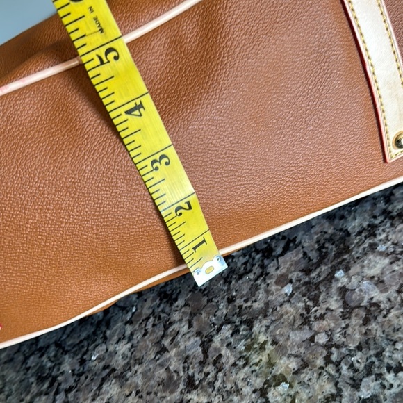 Dooney & Bourke Helena shopper Brown Tote Bag with Leather Accents NWT - Picture 3 of 16